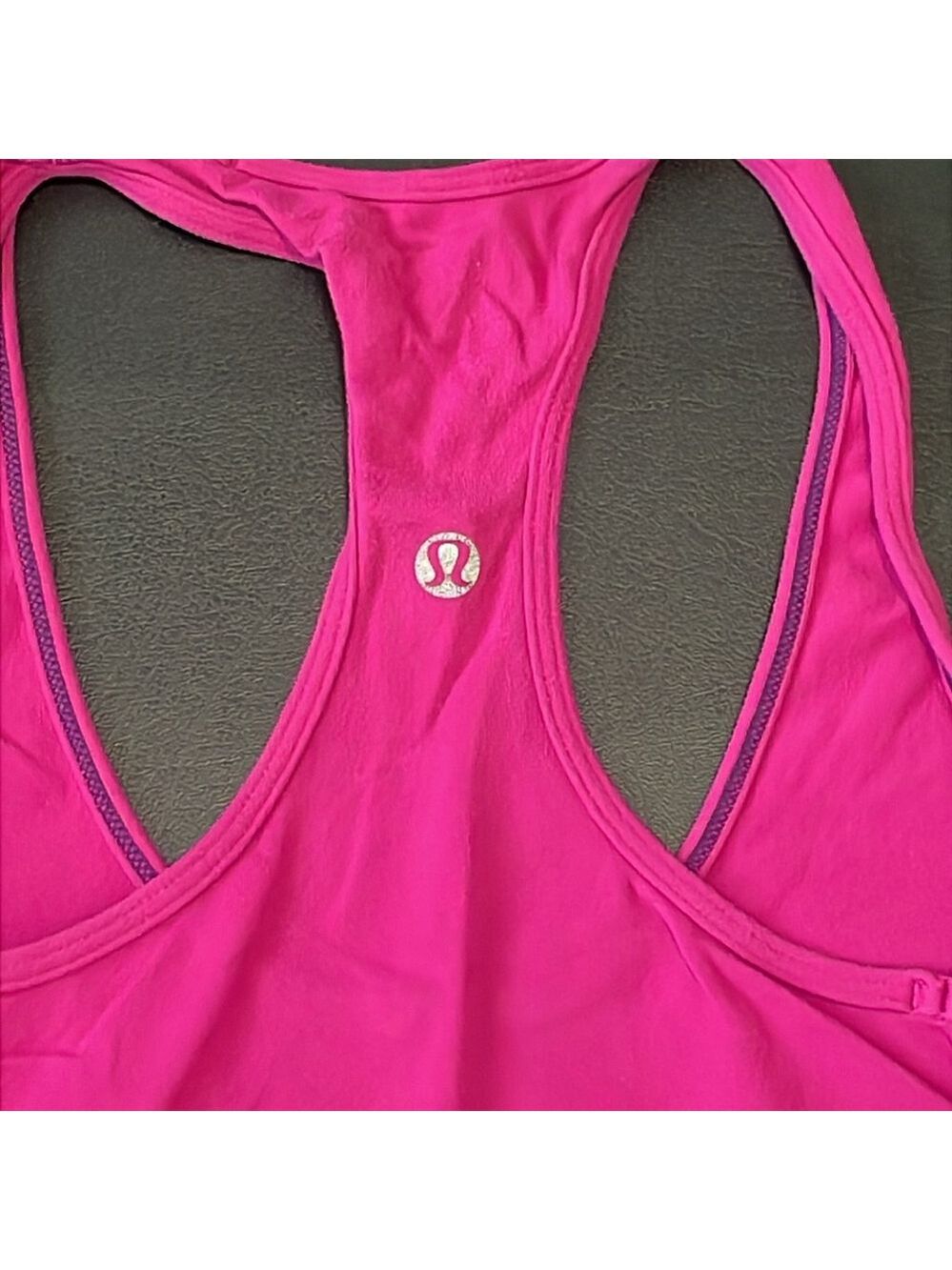 VGC Lululemon Cool Racerback - Raspberry - Approx. Size 2/4 - Picture 3 of 3